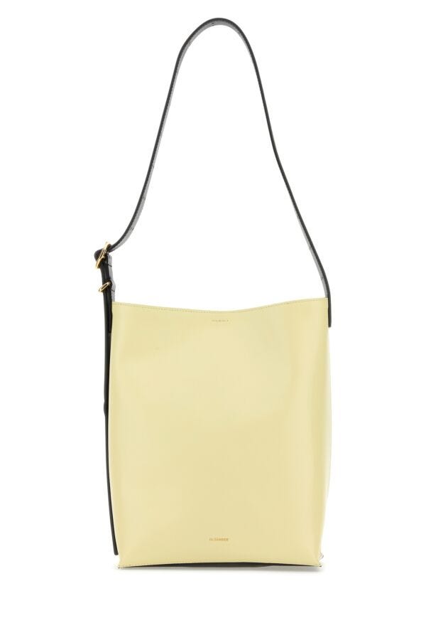 Jil Sander Woman Multicolor Leather Cannolo Shoulder Bag