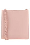 Jil Sander Woman Pink Leather Tangle Shoulder Bag