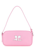 Courreges Woman Pink Leather Reedition Shoulder Bag