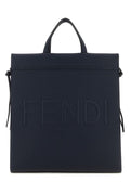 Fendi Man Midnight Blue Medium Go To Shopper Shopping Bag