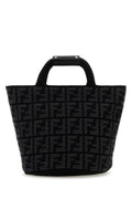 Fendi Man Embroidered Cashmere Shopping Bag