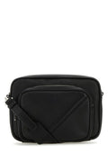 Fendi Man Black Leather Camera Case Duo Fendi Crossbody Bag