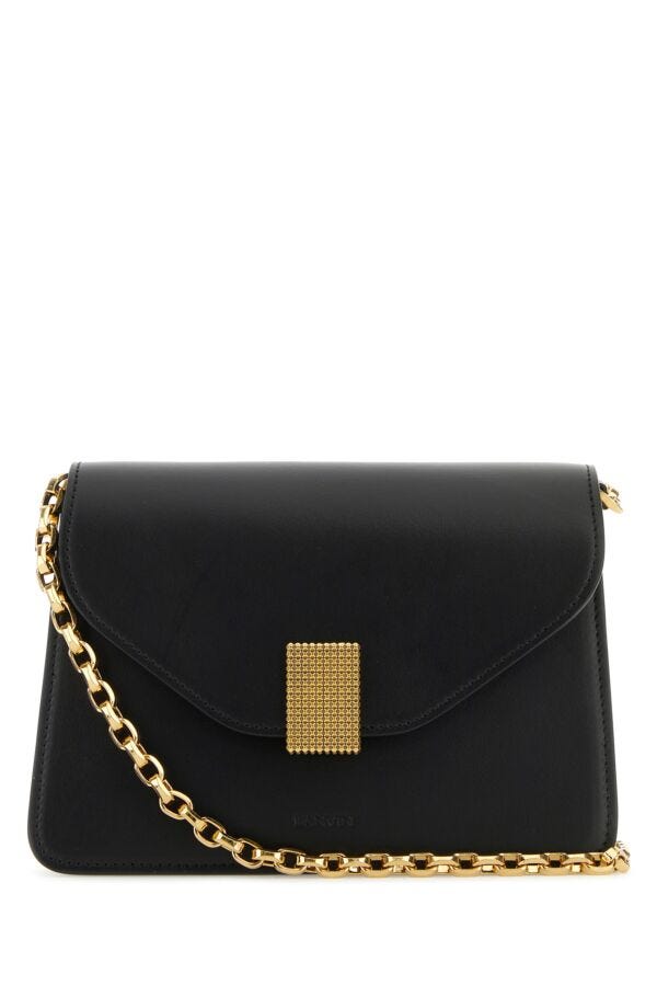Lanvin Woman Clutch Concerto In Pelle Nera