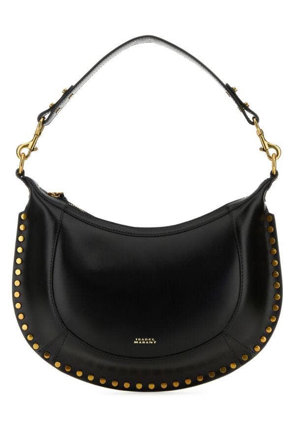 Isabel Marant Woman Black Leather Naoko Handbag