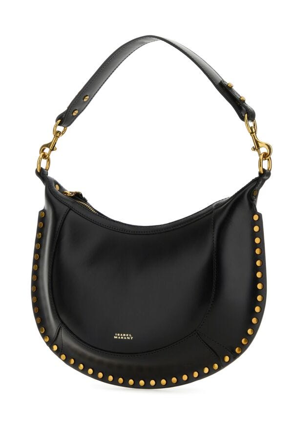 Isabel Marant Woman Black Leather Naoko Handbag