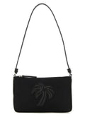 Palm Angels Woman Black Nylon Shoulder Bag