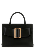 Boyy Woman Black Leather Bobby 32 Shopping Bag