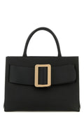 Boyy Woman Black Leather Bobby 32 Shopping Bag