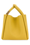 Boyy Woman Mustard Leather Lotus 20 Handbag