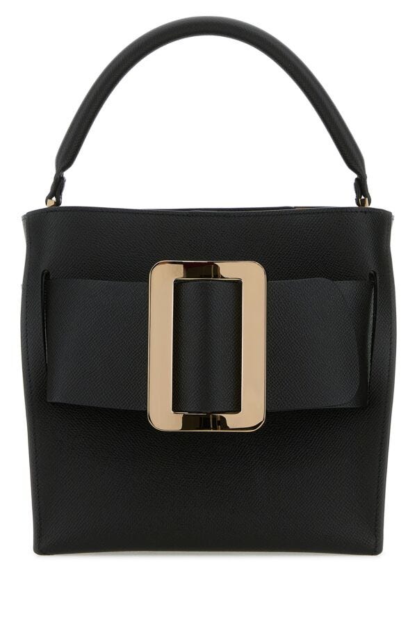 Boyy Woman Black Leather Devon 21 Epsom Handbag