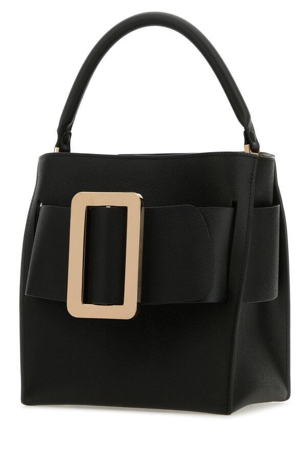 Boyy Woman Black Leather Devon 21 Epsom Handbag
