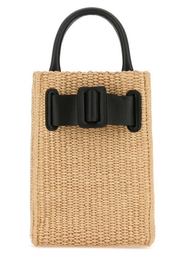 Boyy Woman Raffia Bobby Tourist Epsom Handbag