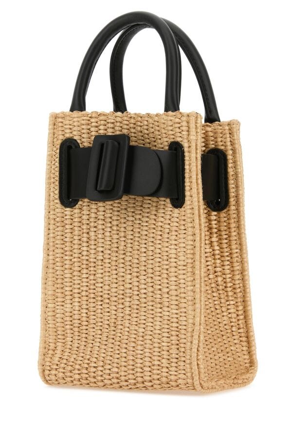 Boyy Woman Raffia Bobby Tourist Epsom Handbag