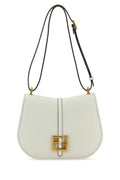 Fendi Woman White Leather C Mon Medium Shoulder Bag