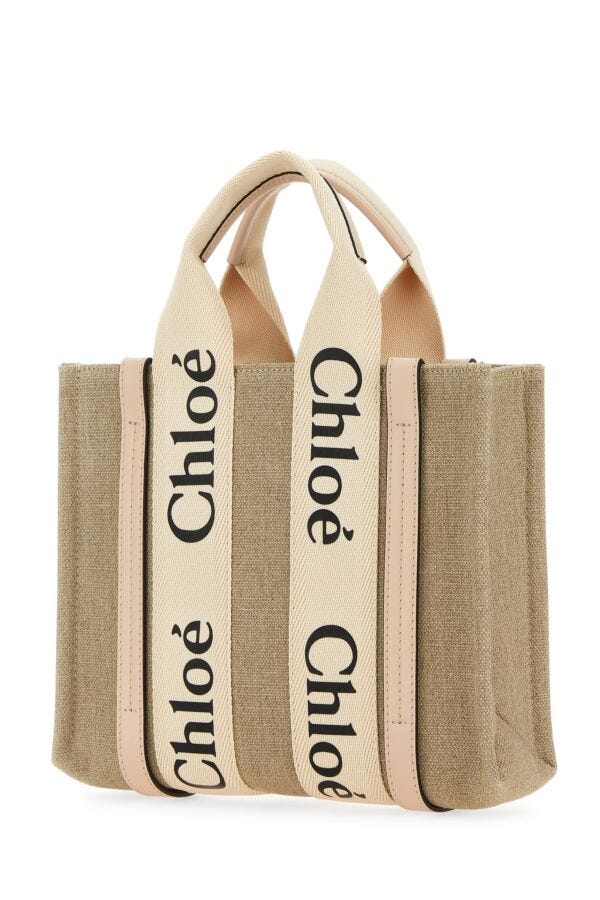 Chloe Woman Multicolor Fabric Small Woody Shopping Bag