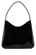 Saint Laurent Woman Black Leather Bo Sadie Shoulder Bag
