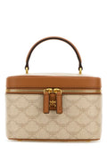 Mcm Woman Printed Canvas Small Himmel Vanity Handbag