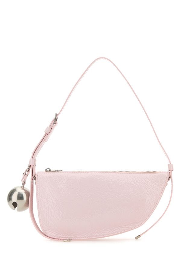 Burberry Woman Pink Leather Knight Small Shoulder Bag