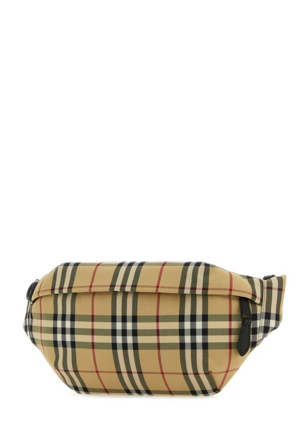 Burberry Man Embroidered Nylon Sonny Belt Bag