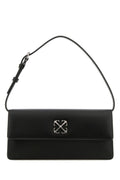 Off White Woman Black Leather Jitney 1.0 Shoulder Bag