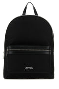 Off White Man Black Nylon Core Backpack