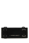 Y Project Woman Black Leather Crossbody Bag