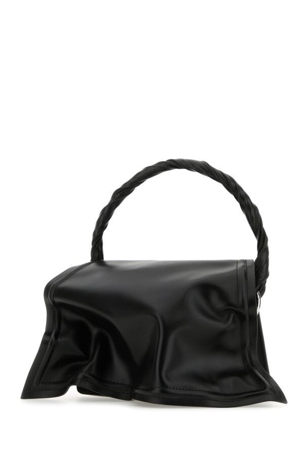 Y Project Woman Black Leather Handbag