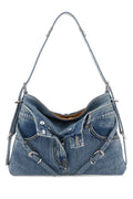 Givenchy Woman Denim Medium Voyou Boyfriend Shoulder Bag