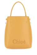 Chloe Woman Peach Leather Micro Chloe Sense Handbag