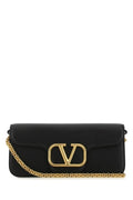 Valentino Garavani Woman Black Leather LocÃƒÆ’Ã‚Â£Ãƒâ€šÃ‚Â² Handbag