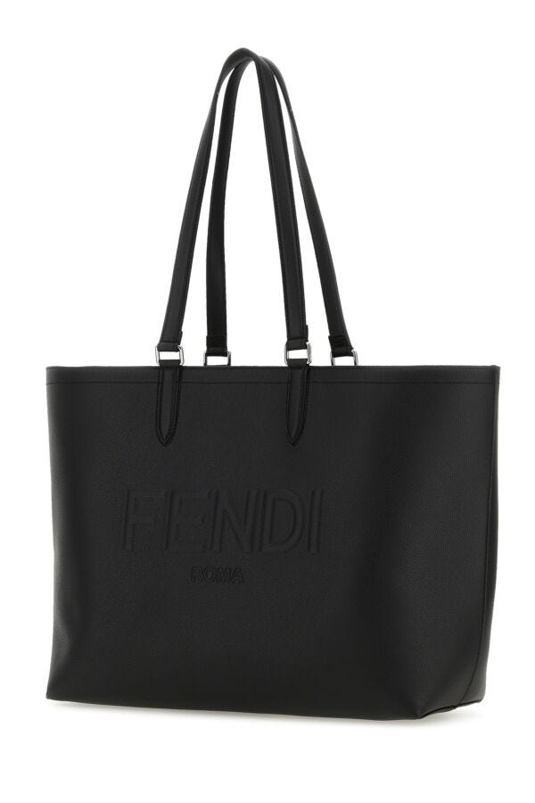 Fendi Man Back Leather Fendi Roma Shopping Bag