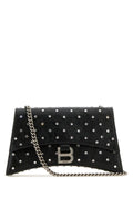Balenciaga Woman Black Leather Crush Xs Shoulder Bag