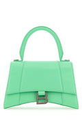 Balenciaga Woman Mint Green Leather Small Hourglass Handbag