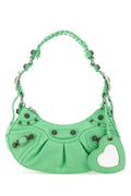 Balenciaga Woman Mint Green Nappa Leather Le Cagole Xs Shoulder Bag