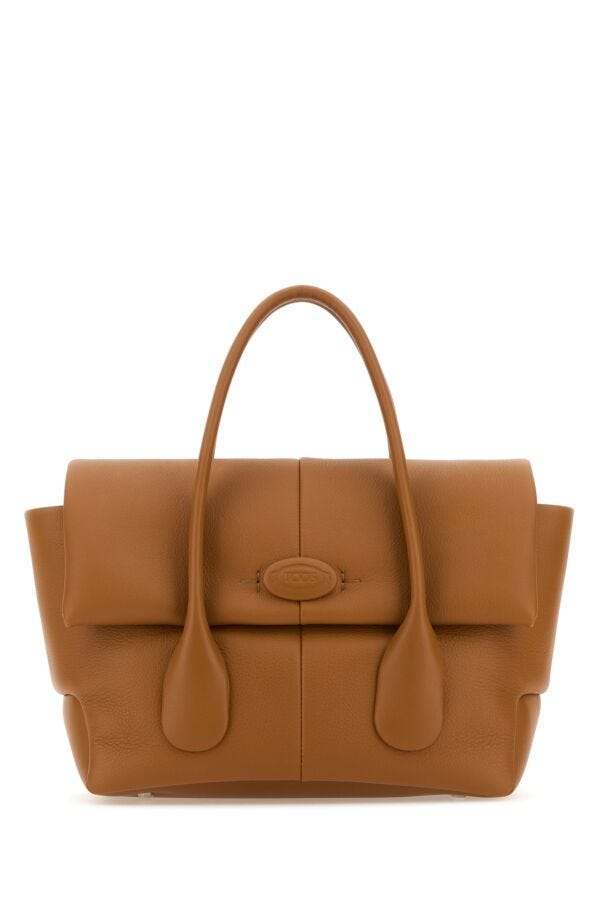 Tod's Woman Caramel Leather Small Bag Reverse Handbag