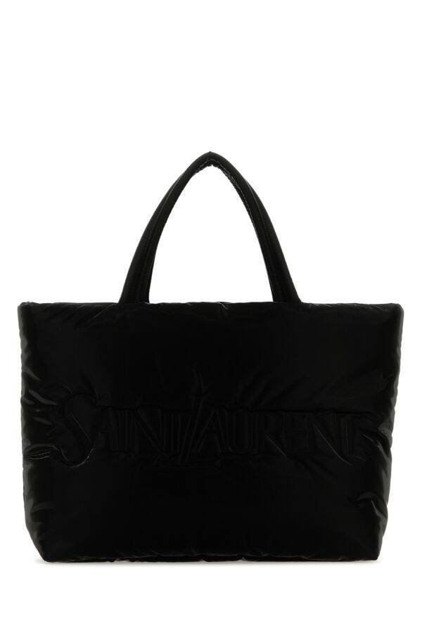 Saint Laurent Man Black Nylon Saint Laurent Shopping Bag