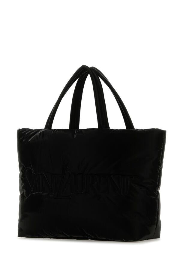 Saint Laurent Man Black Nylon Saint Laurent Shopping Bag