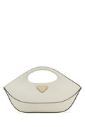 Prada Woman White Leather Handbag
