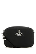 Vivienne Westwood Woman Black Synthetic Leather Anna Crossbody Bag