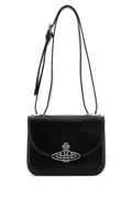 Vivienne Westwood Woman Black Leather Linda Crossbody Bag