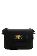 Versace Man Black Leather Medusa Biggie Crossbody Bag