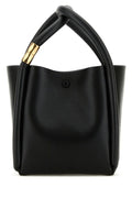 Boyy Woman Black Leather Lotus 14 Handbag