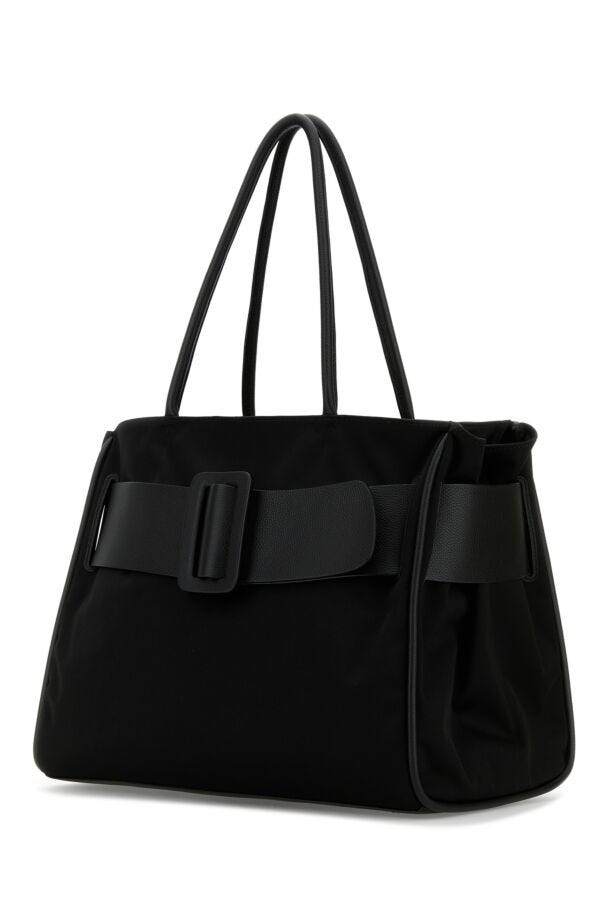 Boyy Woman Black Nylon Bobby Weekend Soft Shopping Bag