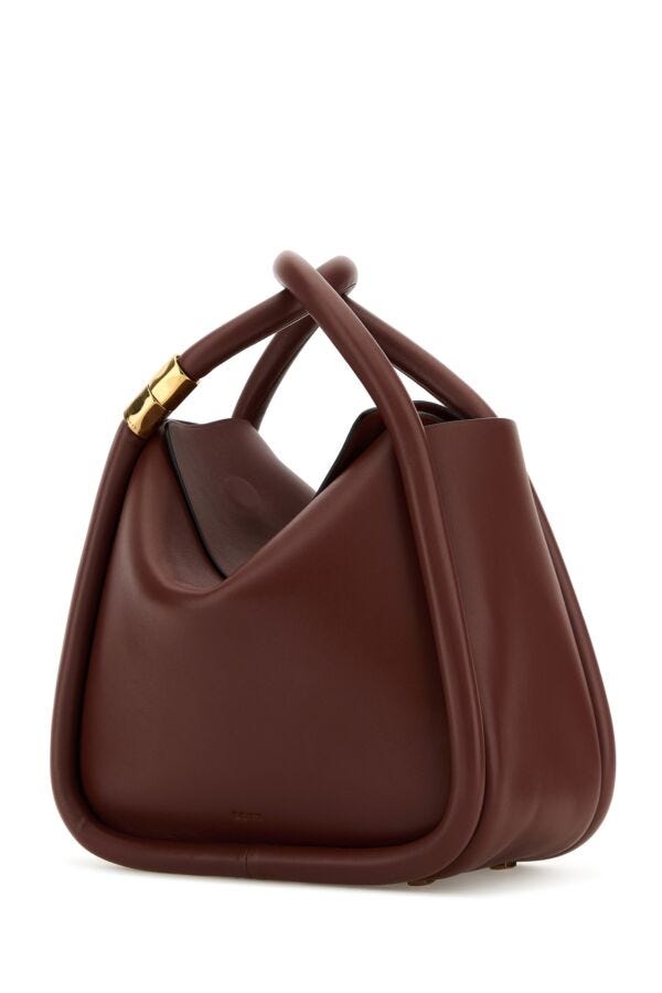 Boyy Woman Burgundy Leather Wonton 25 Handbag