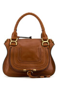 Chloe Woman Brown Leather Small Marcie Handbag