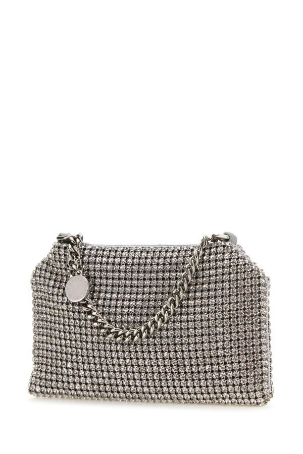 Stella Mccartney Woman Embellished Mesh Falabella Handbag