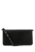 Stella Mccartney Woman Black Alter Mat Mini Stella Logo Crossbody Bag