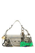 Balenciaga Woman White Leather Small Le Cagole Shoulder Bag