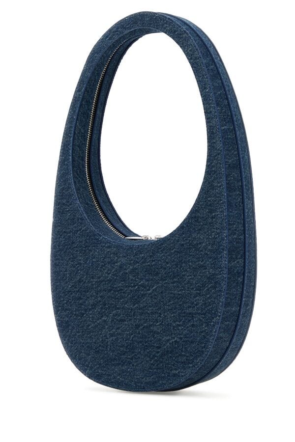 Coperni Woman Denim Swipe Handbag