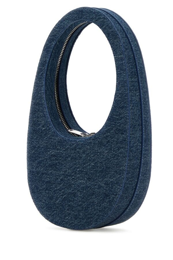Coperni Woman Denim Mini Swipe Handbag